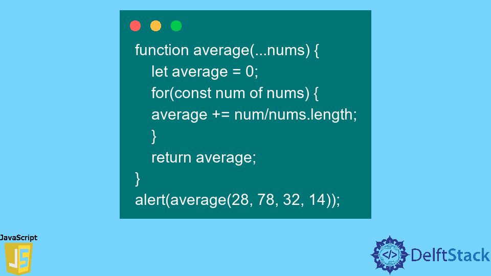 Examples To Find Average In JavaScript Delft Stack